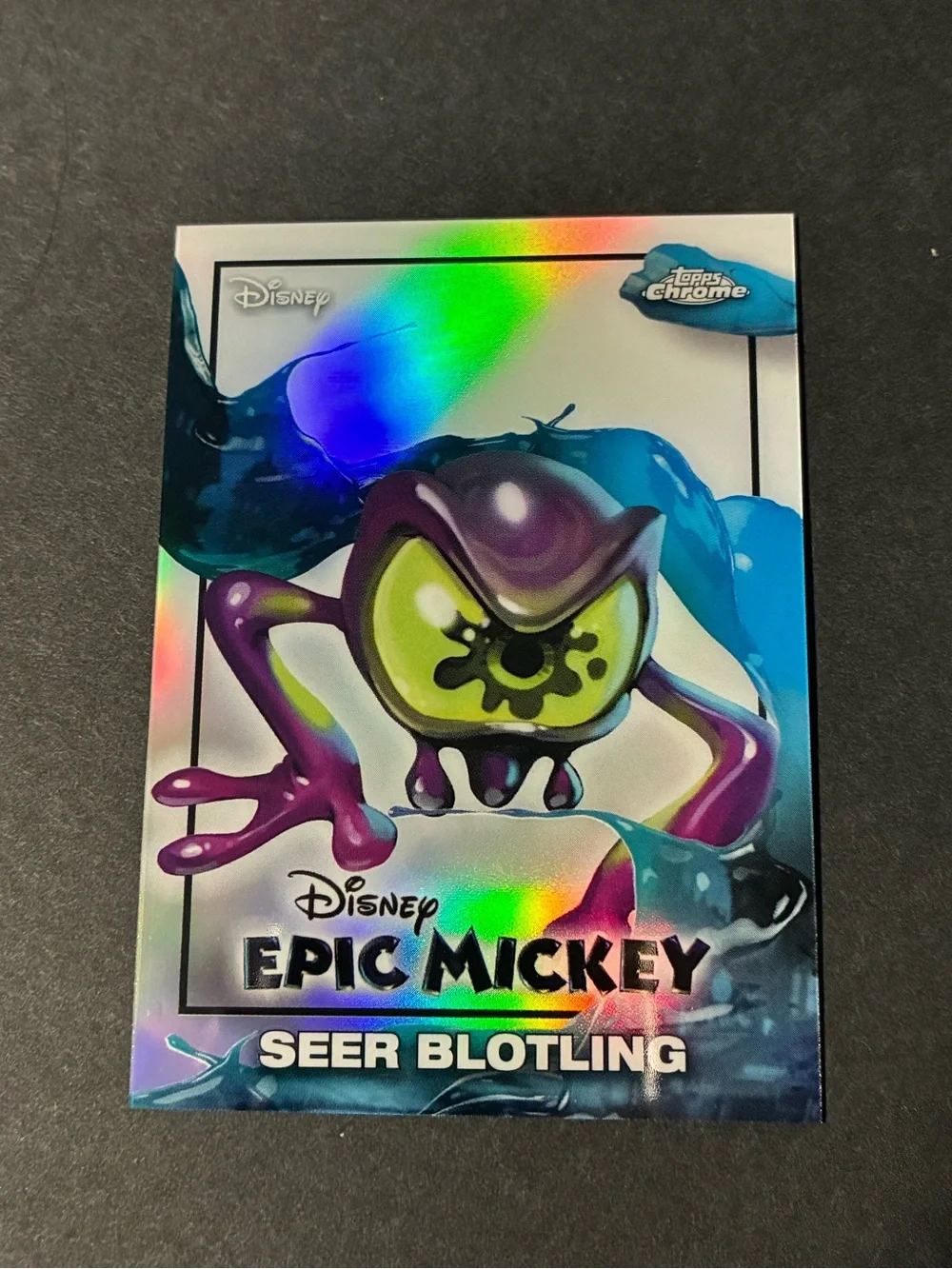 2026 Disney Topps Chrome Disney Epic Mickey Insert Set of 4 Cards
